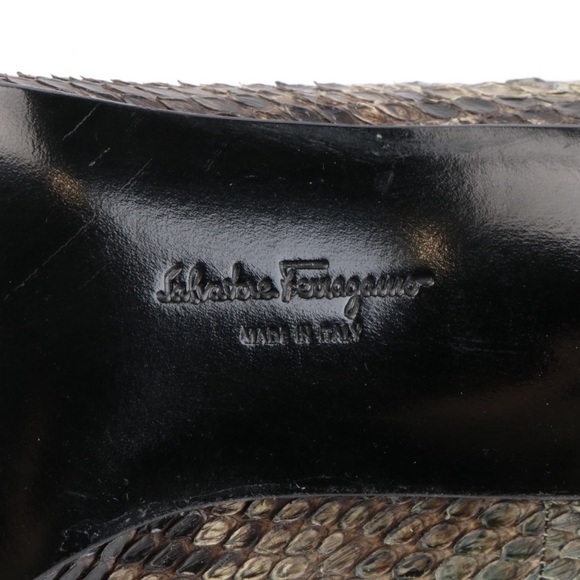 Salvatore Ferragamo Python Skin Shoes - Picture 5 of 8